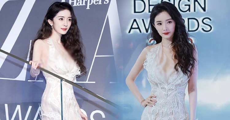  Yang Mi ​ស្លៀកឈុតរ៉ូបពណ៌​ស ជះសម្រស់ស្អាតដូចព្រះនាង ក្នុងព្រឹត្តិការណ៍​​ប្រគល់​ពាន​រង្វាន់ធំមួយ