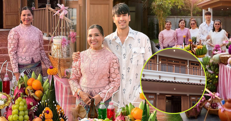  ធ្វើបុណ្យទាន់ខែភ្លឺ! Nadech កូនកតញ្ញូ ចេញលុយសង់ផ្ទះយ៉ាងធំប្រណីតជូនម្តាយរស់នៅពេលចាស់