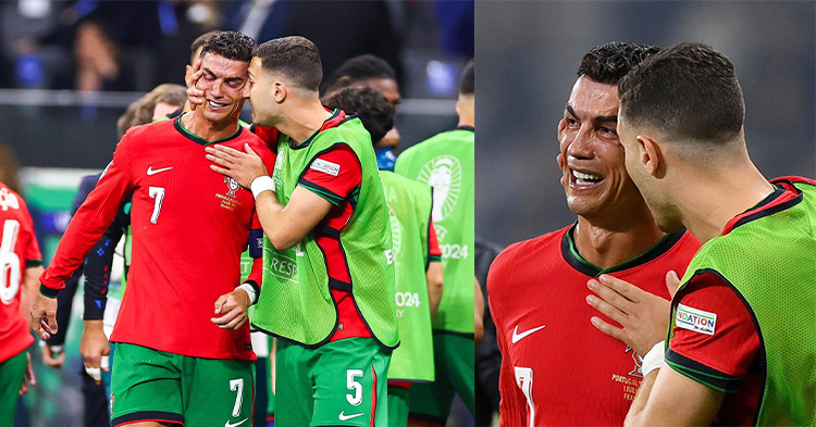  ផ្អើលកីឡដ្ឋាន! យប់មិញ Ronaldo ស្រក់ទឹកភ្នែកម៉ាត់ៗ ក្រោយស៊ុតបាល់ ១១ ម៉ែត្រអត់ចូល នៅវគ្គ ១៥ នាទី ២ ដង