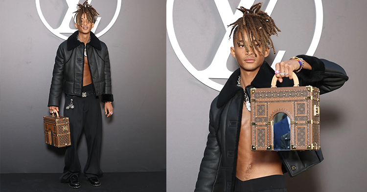  ទោះកាបូបនារី តែ Jaden Smith កាន់ឡូយខ្លាំង តម្លៃជាង ៣​ ម៉ឺនដុល្លារ ចូលកម្មវិធីម៉ាក Louis Vuitton 