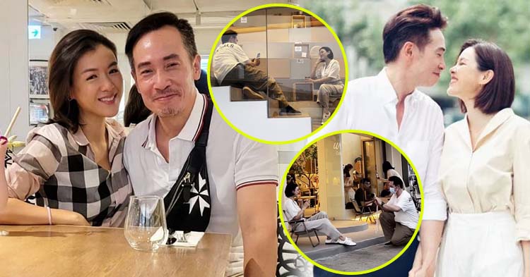  ប្ដី Goals! Moses Chan ផ្អៀងផ្អងអង្គុយងើបកាន់ទូរស័ព្ទថតរូបឱ្យប្រពន្ធ អ្នកគាំទ្រលួចច្រណែនព្រាត