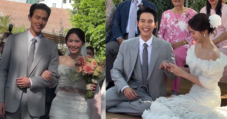  សមគ្នាណាស់! ព្រឹកនេះ James Jirayu លាជីវិតនៅលីវ ដឹកដៃគូដណ្តឹងក្រៅសិល្បៈចូលរោងការយ៉ាងសាមញ្ញ